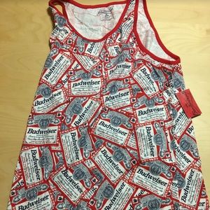Budweiser Tank with Tag Medium Mens